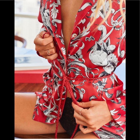 Victoria’s Secret Satin wrap top